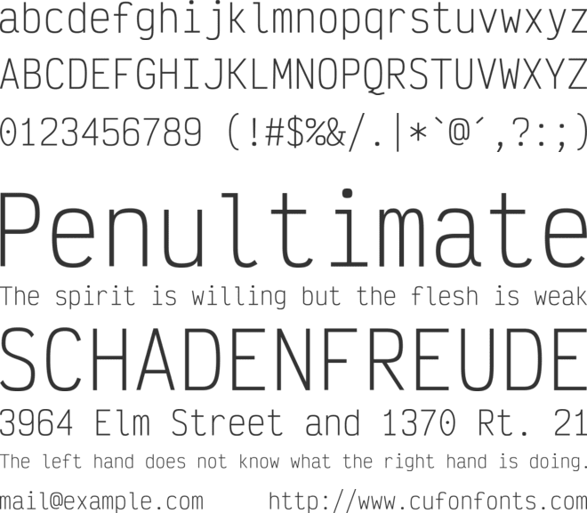 Victor Mono font preview