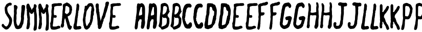 SummerLove font