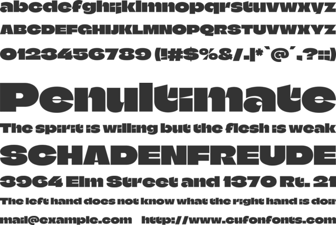 Climate Crisis font preview