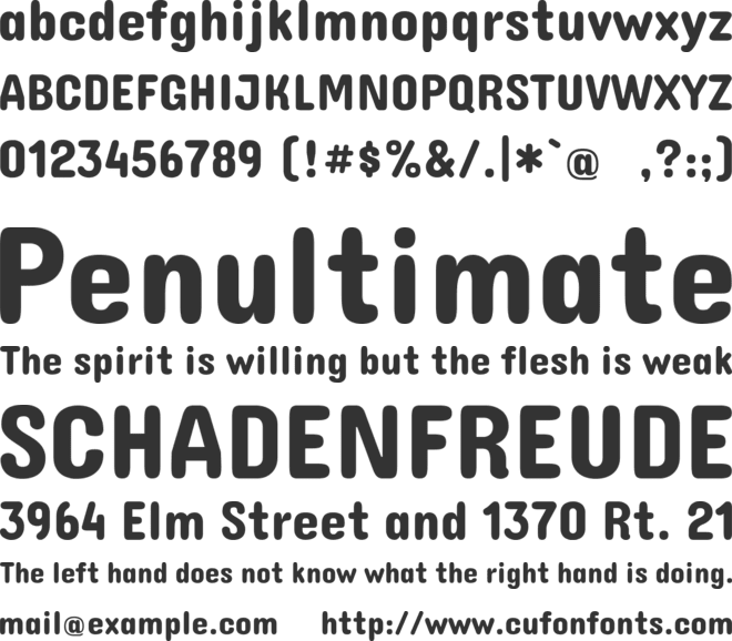 Dangrek font preview