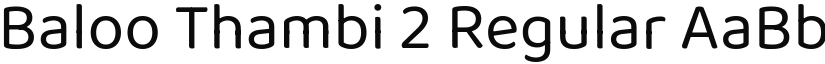 Baloo Thambi 2 Regular (Variable) font