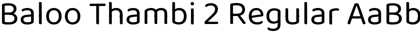 Baloo Thambi 2 Regular (Variable) font