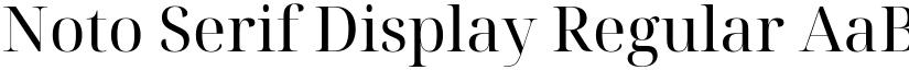 Noto Serif Display font download