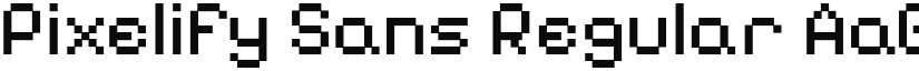 Pixelify Sans Regular (Variable) font