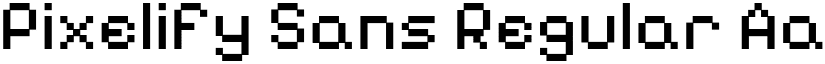 Pixelify Sans Regular (Variable) font