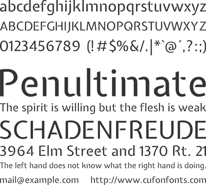 Expletus Sans font preview