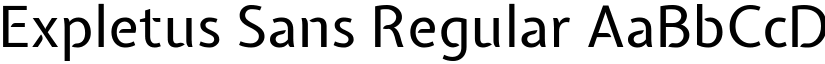 Expletus Sans Regular (Variable) font