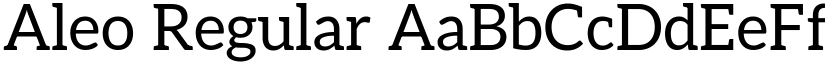 Aleo Regular (Variable) font