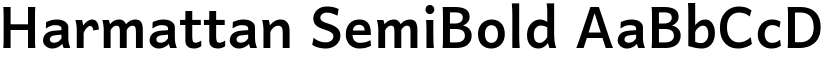 Harmattan SemiBold font
