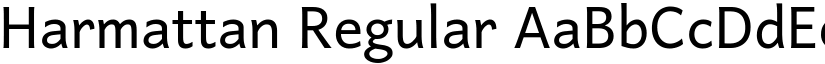 Harmattan Regular font