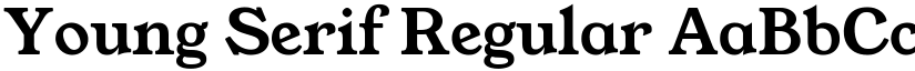 Young Serif Regular font