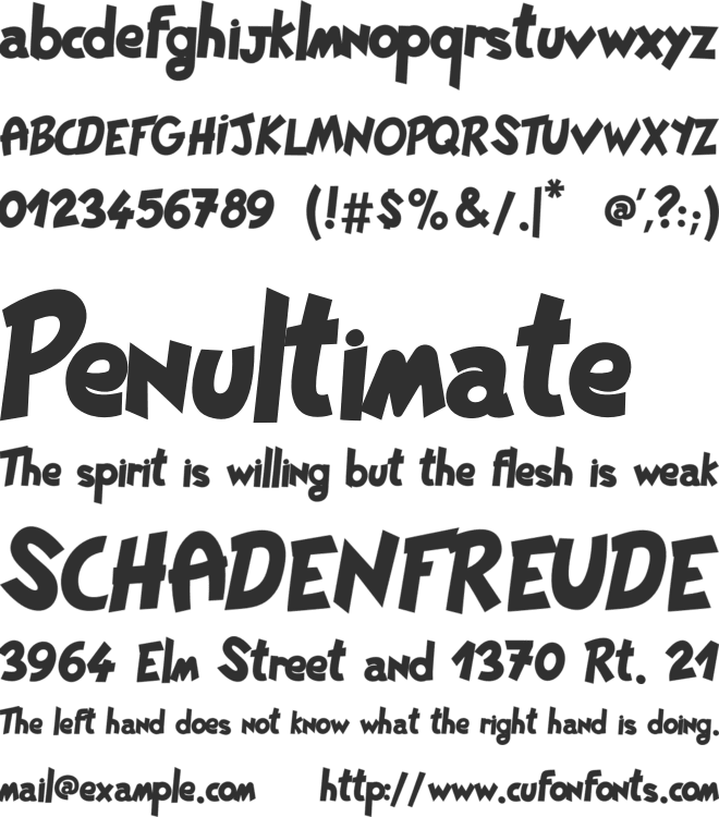 Pat PaCool font preview