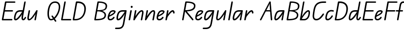 Edu QLD Beginner Regular (Variable) font