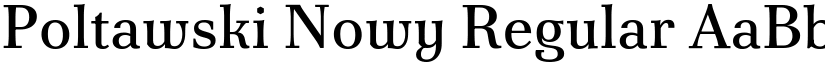 Poltawski Nowy Regular (Variable) font