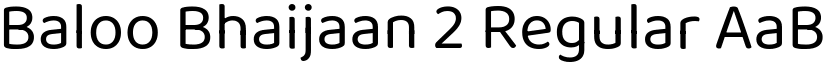 Baloo Bhaijaan 2 Regular (Variable) font