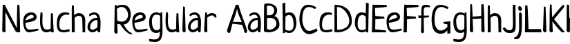 Neucha Regular font