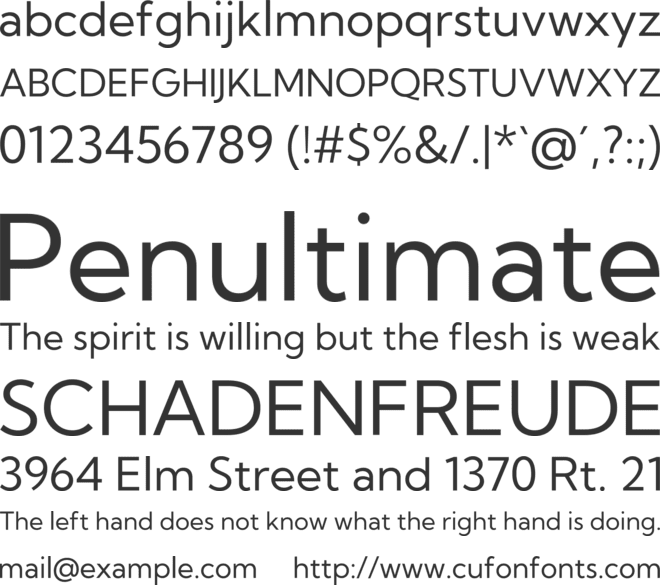 Kumbh Sans font preview