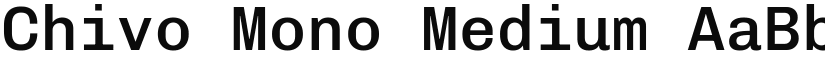 Chivo Mono Medium (Variable) font