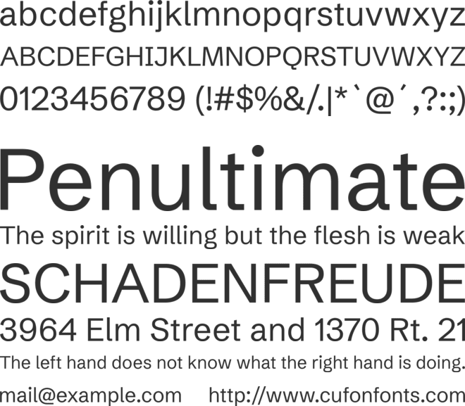 Schibsted Grotesk font preview