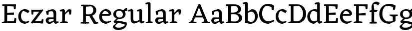 Eczar Regular (Variable) font
