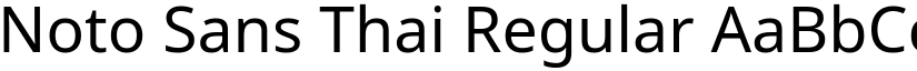 Noto Sans Thai Regular (Variable) font