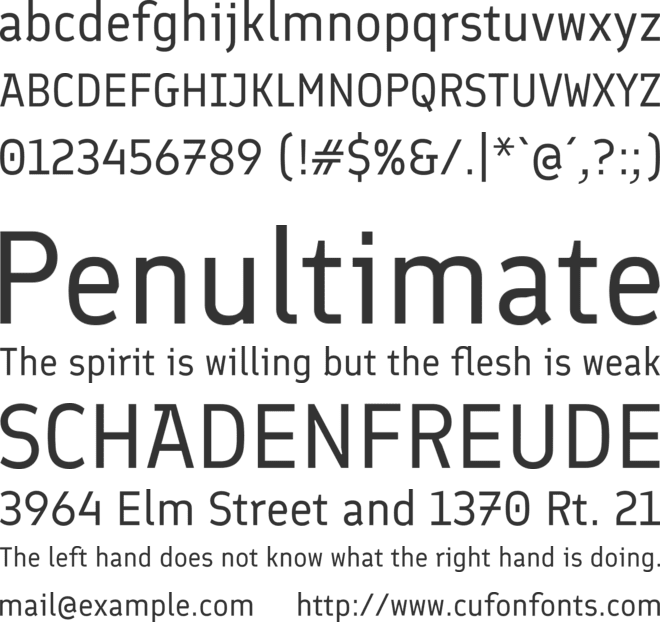 Finlandica font preview