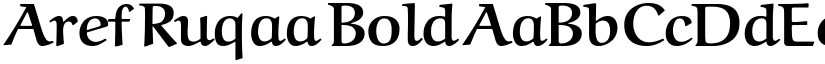 Aref Ruqaa Bold font