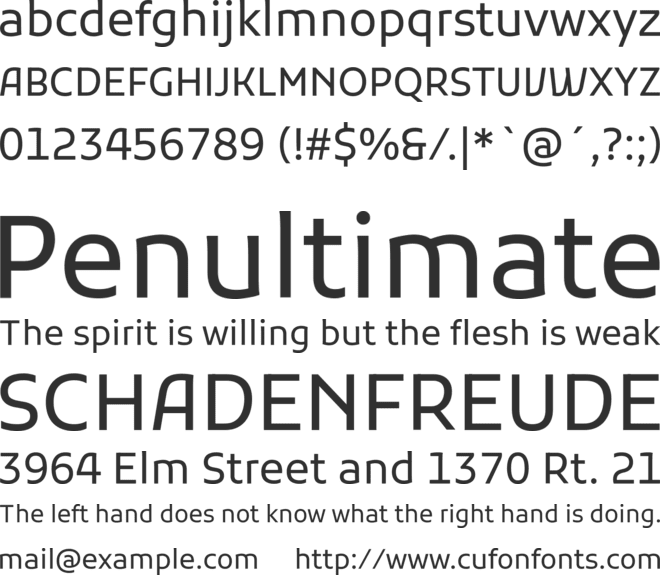 Kufam font preview