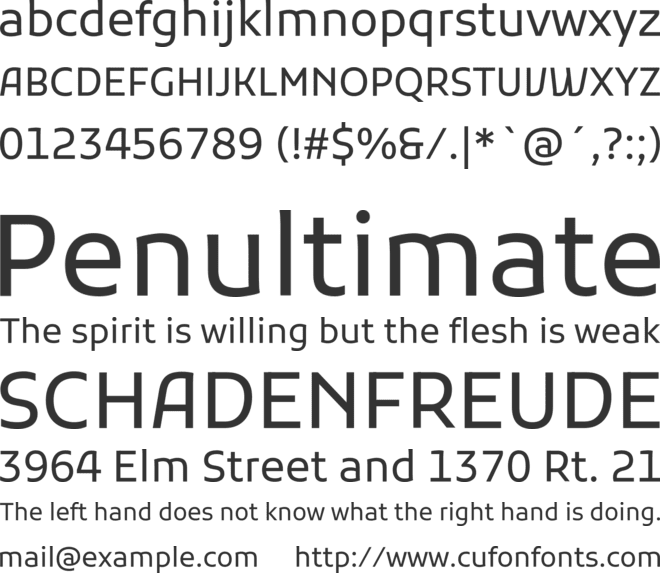 Kufam font preview