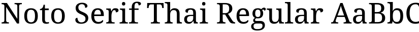 Noto Serif Thai Regular (Variable) font