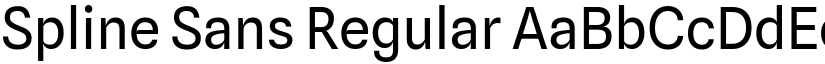 Spline Sans Regular (Variable) font