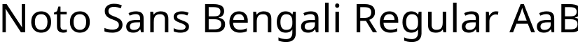 Noto Sans Bengali Regular (Variable) font