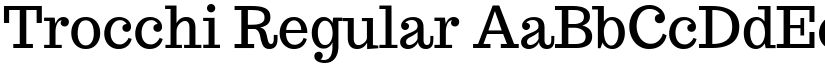 Trocchi Regular font