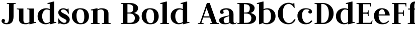 Judson Bold font