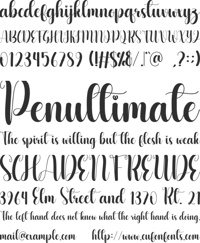 Tasty font preview