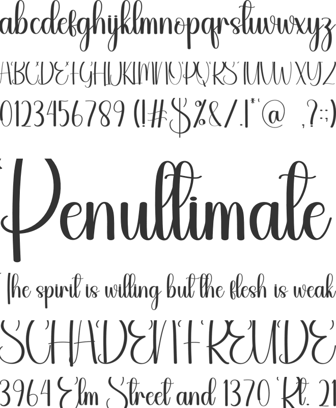 Freshener font preview