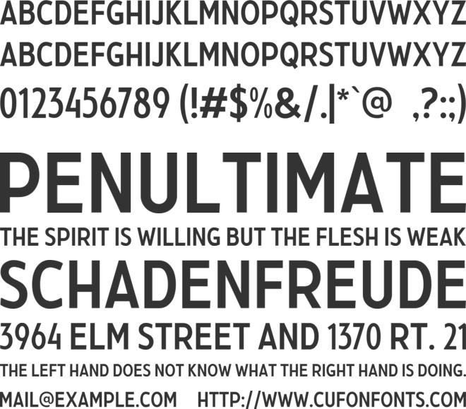 Andrea Canolli 01 font preview