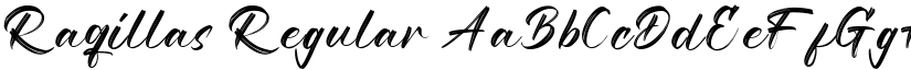 Raqillas Regular font