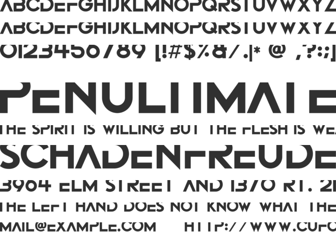 Beyonders font preview