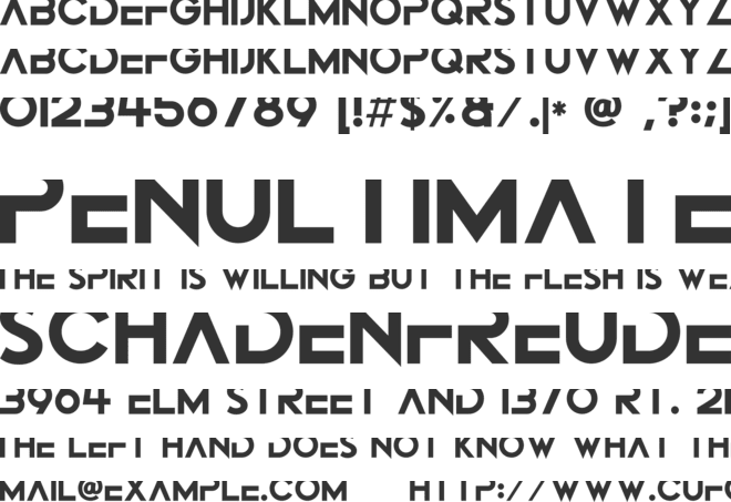 Beyonders font preview