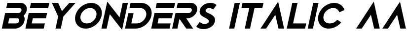 Beyonders Italic font
