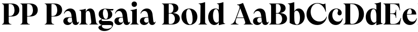 PP Pangaia Bold font