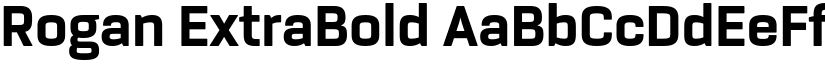 Rogan ExtraBold font
