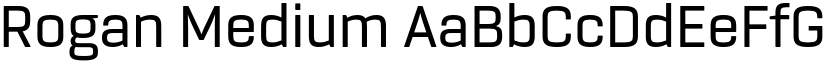 Rogan Medium font
