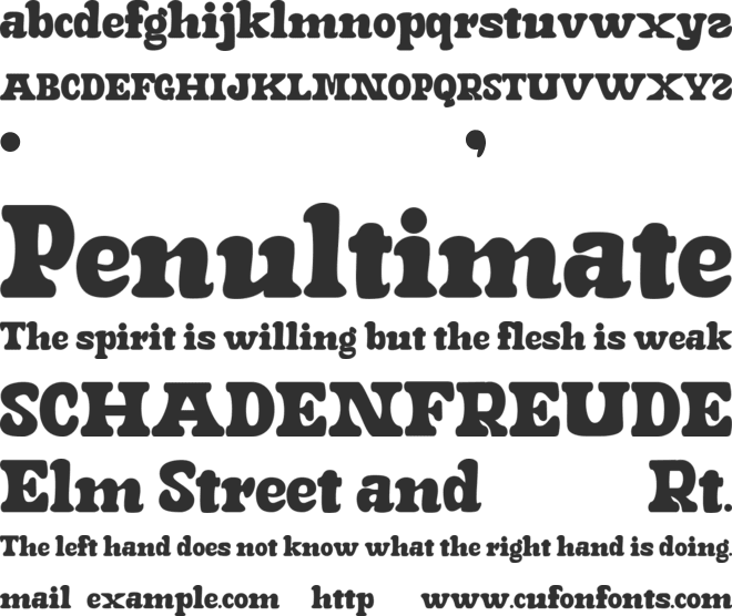 Augsburg font preview