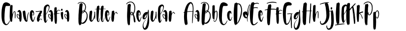 Chavezlafia Butter font download