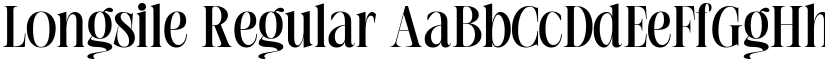 Longsile Regular font