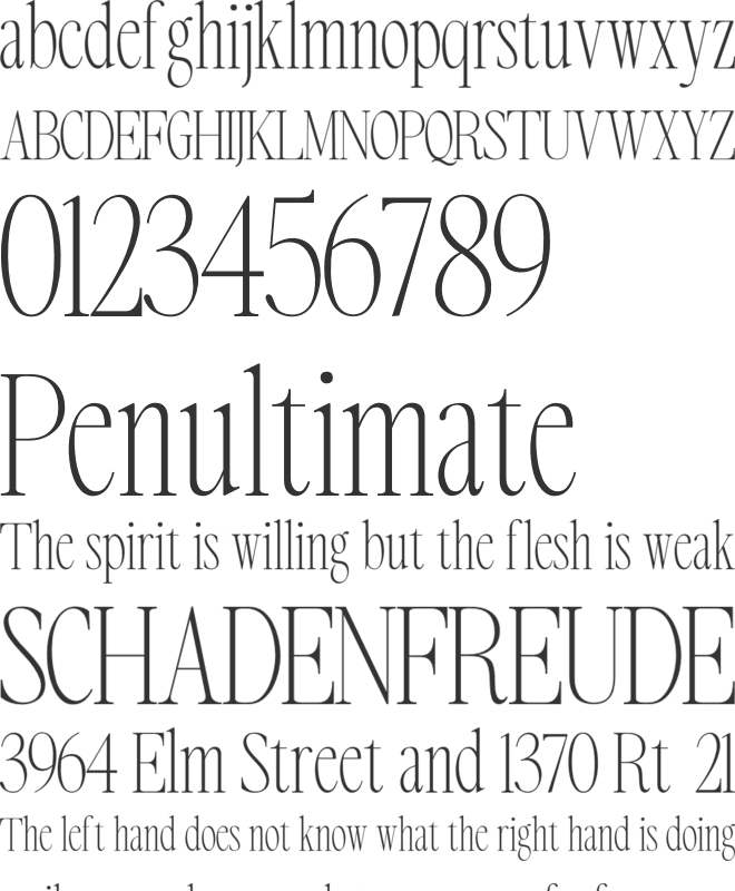 Breezy Pro font preview