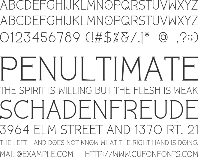 Rossalina font preview