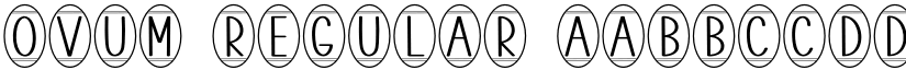 Ovum Regular font